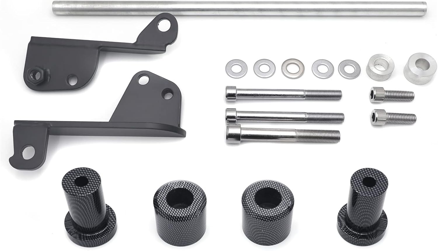 Motorcycle Parts No Cut Frame Slider for Honda 2003 2004 2005 2006 CBR 600RR CBR600RR RR Frames Accessories,Carbon