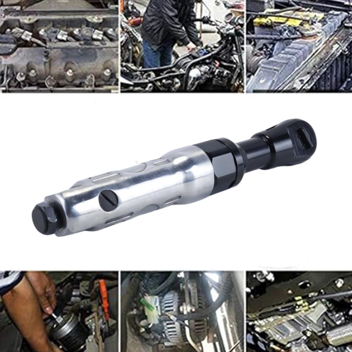 Llave De Trinquete Neumática De Alta Resistencia, Llave De Torsión, Herramienta Neumática Para Reparación De Automóviles (cabeza Cuadrada De 1/2", 12,5 Mm)