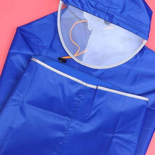 Miniatura 9 de Sosoport Poncho de ciclismo para hombres y mujeres impermeable unisex a prueba de viento con capucha y cubierta de scooter de movilidad