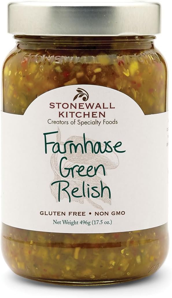 Stonewall Kitchen Farmhouse Green Relish, 17.5 Ounces