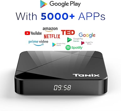 Tanix TX5 Android 14 4K Compatible TV Box 802.11 a/b/g/n/ac BT5.0 DLNA USB 2.0 TV Box 2G+16G