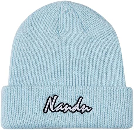 Beanie for Men Women Cozy Curved Knit Beanies Warm Cozy Knitted Cuffed Skull Cap Winter Beanie Hats for Skiing