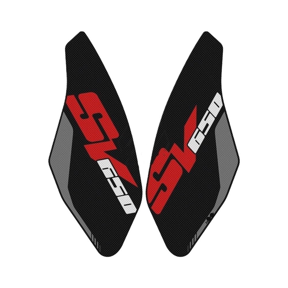 Autocollants réservoir moto SV650 solution contre les glissements et rayures