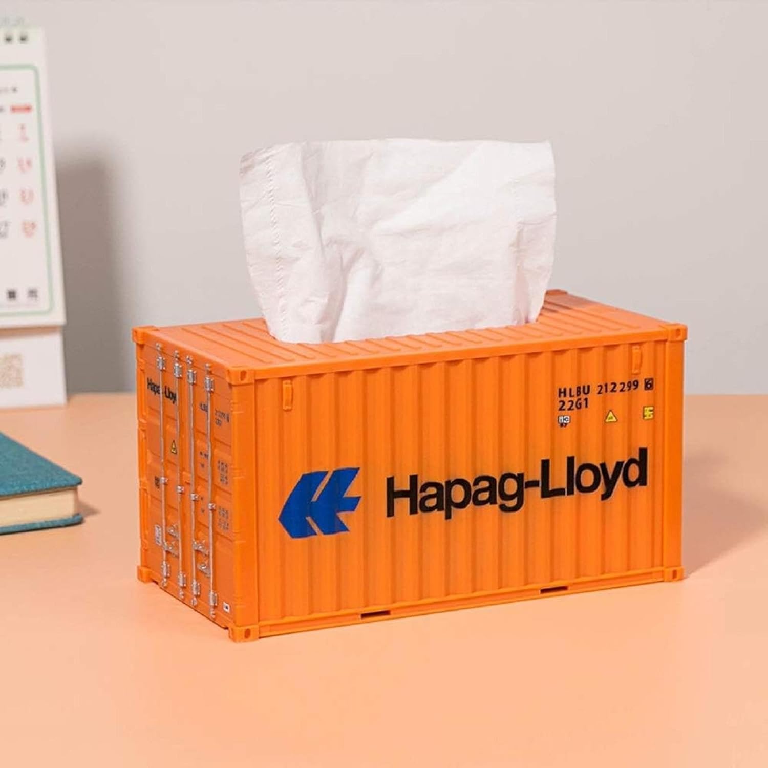 Rectangular Shipping Container Tissue Box Paper Holder,Abs