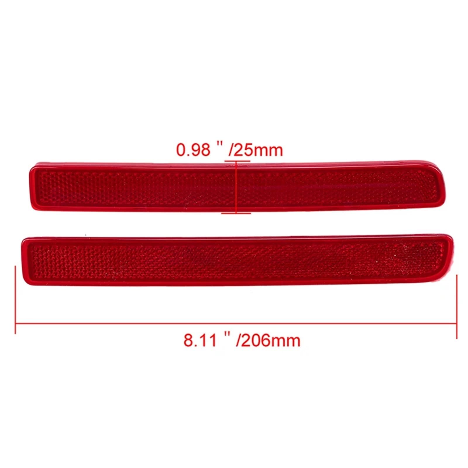 Reflector Trasero Compatible Con Land Para Range Para Rover Sport 2010-2013 Reflector Parachoques Trasero Coche Lámpara Freno Kit Luz Advertencia Señal Giro XFF500020(1 pair)
