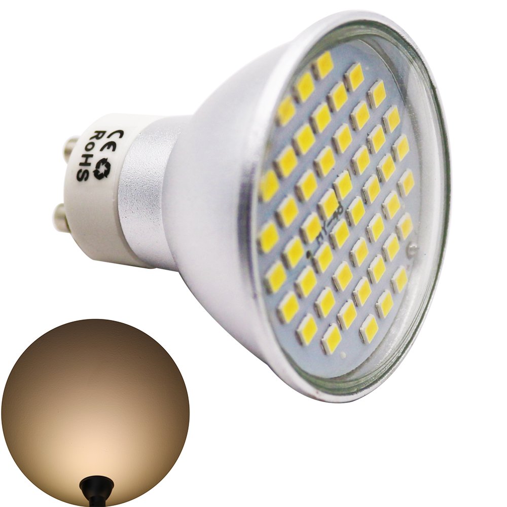 DiCUNO Lot De 6 Ampoules LED GU10 à Intensité Variable, Blanc