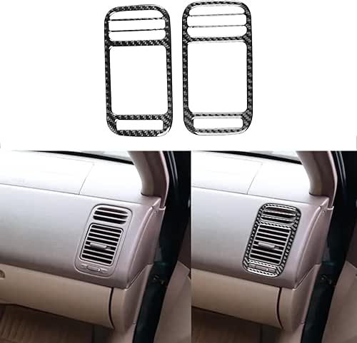 Real Premium Carbon Fiber Car Dashboard Sides Air Conditioner Wind