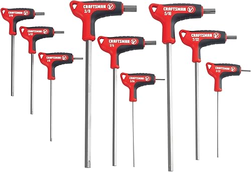 CRAFTSMAN V-SERIES Hex Key Allen Set, SAE, 9 Piece (CMHT26162V)
