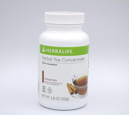 Herbalife Concentrado de té de hierbas concentrado de té de hierbas canela 3.6 onzas (3.60oz) sin edulcorante artificial