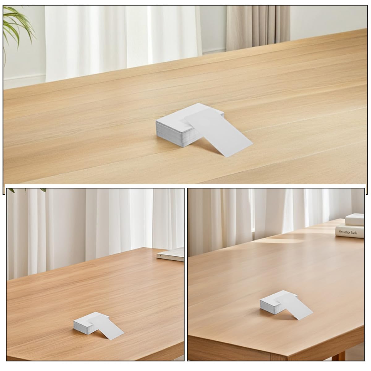 PRETYZOOM Tarjetas de Visita Metálicas para Sublimación 200 Piezas Aluminio de 021 MM de Grosor Tamaño 34X21X0009 Pulgadas Perlado para Impresión UV a Color Material para