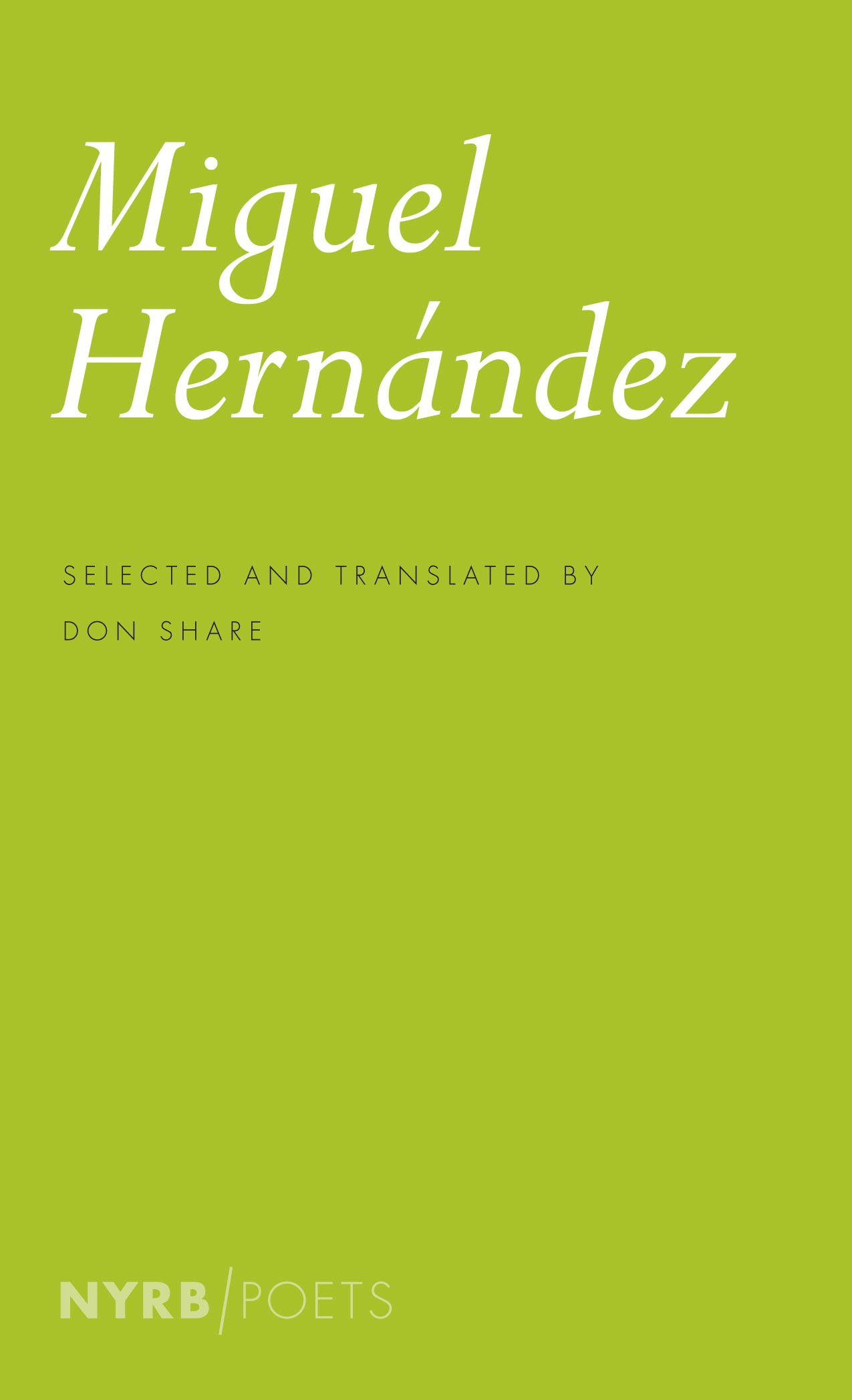Miguel Hernandez (NYRB Poets)