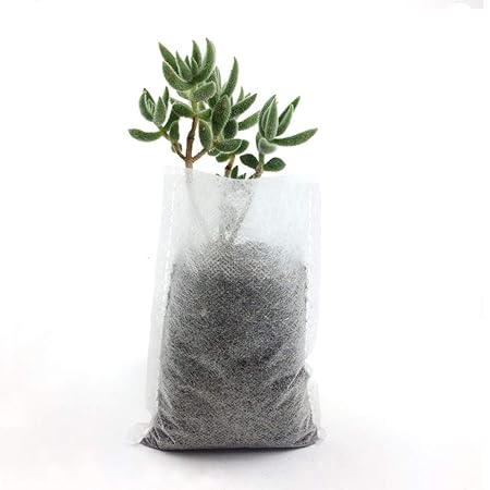 Nursery Pots Seed-Raising Bags Biodegradable Non-Woven Fabrics Garden Supply Seedling Bag Fabric Seedling Pots (600pcs)
