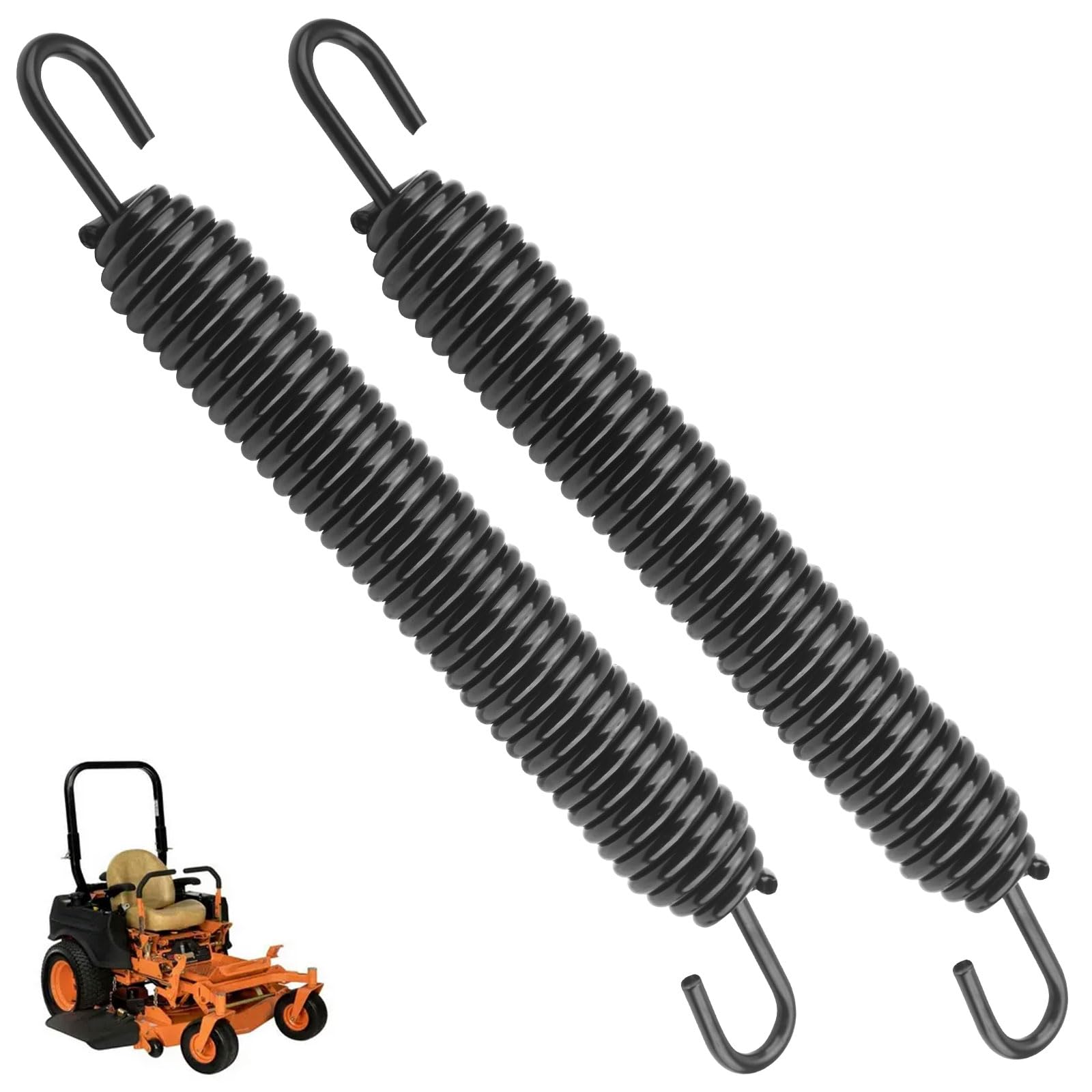 Photo 1 of 2 Pcs 14797 Left-Hand Deck Idler Spring for S-cag 483246 Left Side Deck Drive Systems, Fits for Che-etah 48", 52",61", 72" Cut, Tiger C-ub/W-ild Cat 48",52", 61" Cut, Tig-er Cat 48", 52", 51" Cut
