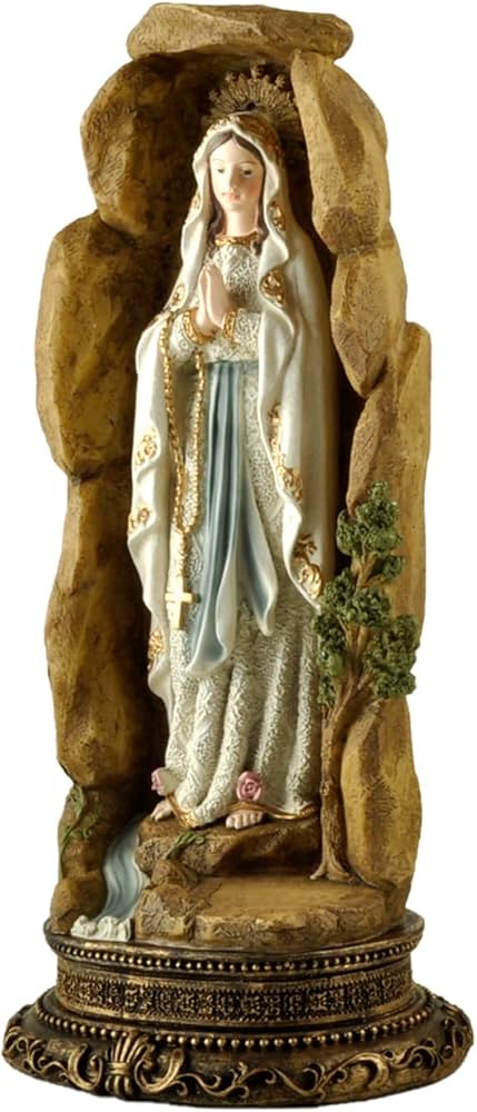 マリア像 60cm ルルドのマリア Amazon.co.jp: ルルドの聖母マリア像、12.6インチ ルルドのカトリック