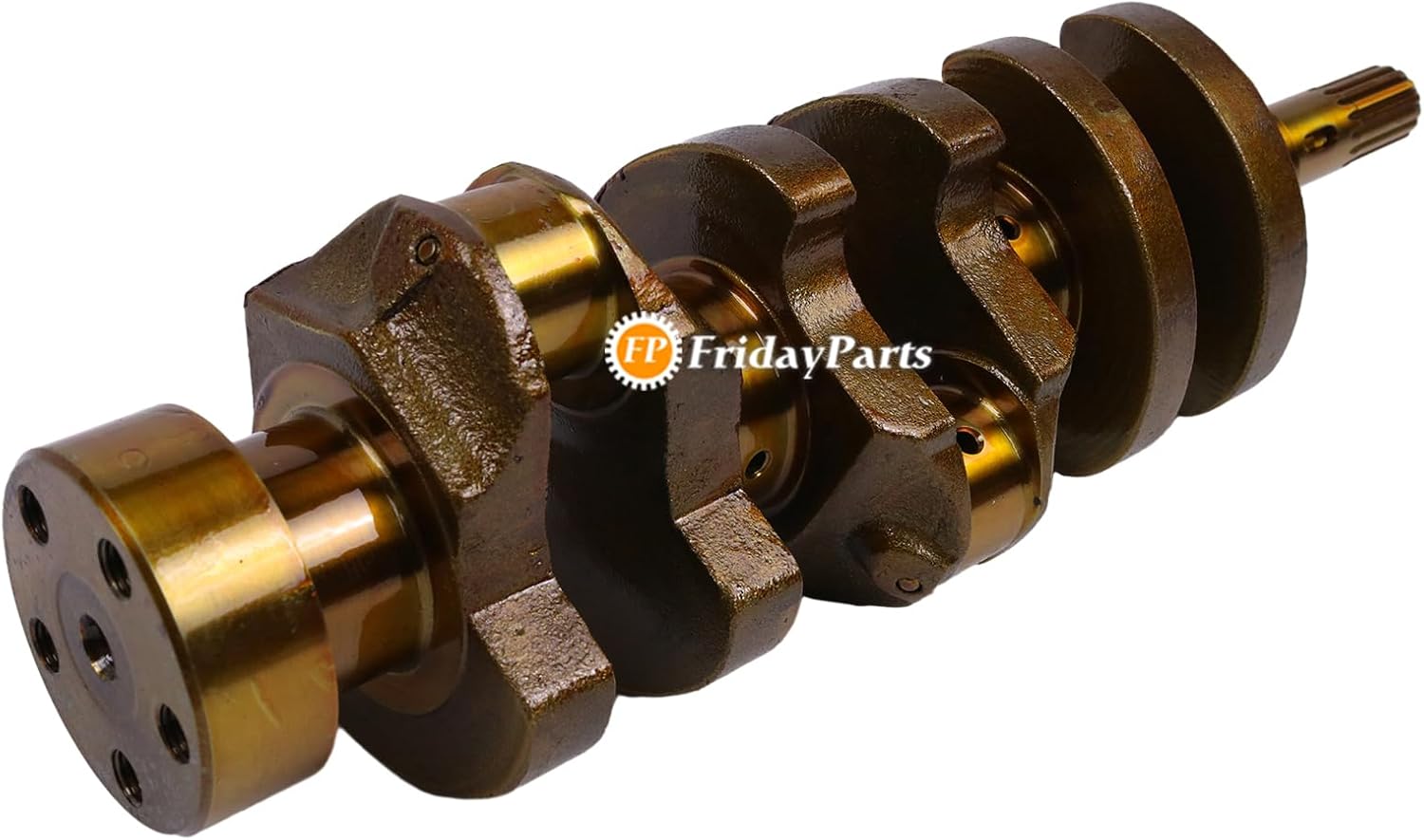 FridayParts D902 Crankshaft 1G962-23012 1G96223012 Compatible for Kubota D902 Engine KX018-4 KX41-3 U17 BX2360 BX2380 RTV900T6 ZD1021 ZG332P