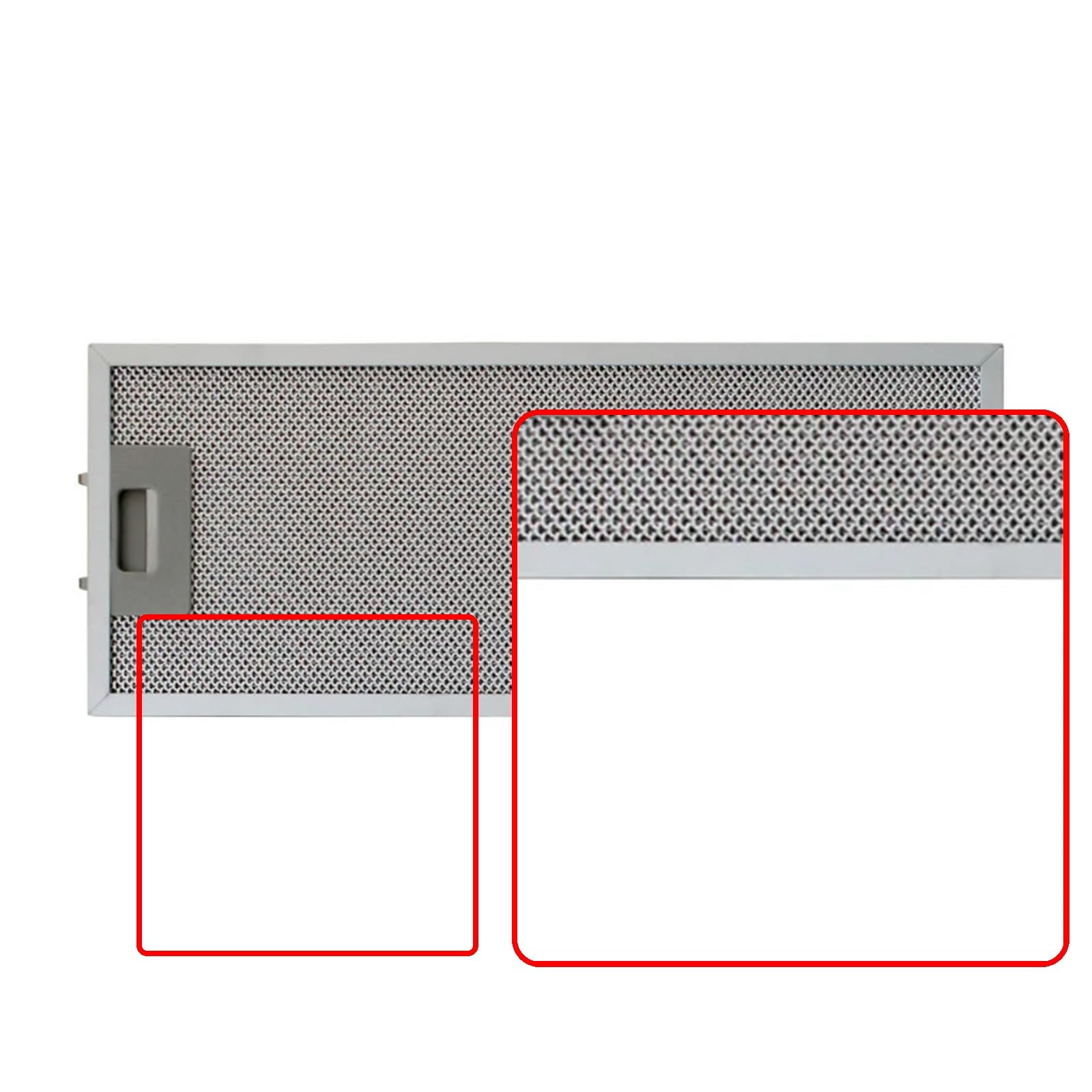 Filtro For Cappa Da Cucina, Compatibile Con BALAY, Compatibile Con WHIRLPOOL, 185x455 Mm (GRI0025433A) Filtro For Cappa Da Cucina Lavabile