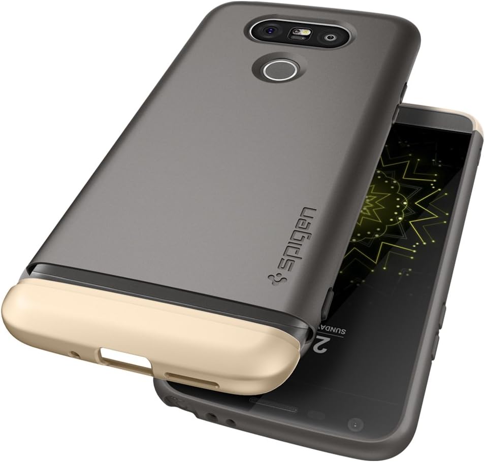 Spigen Style Armor Designed for LG G5 Case (2016) - Gunmetal