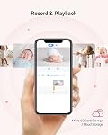 EZVIZ Battery Wireless Baby Monitor Indoor Security Camera, Crying Detection, Auto-Play Soothing Music, Baby Activity Detection, Two Way Audio, Strict Data & Privacy Protection, BM1 Rabbit