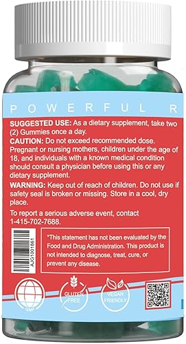 Miniatura 7 de Gomitas de suplementos de azafrán, extracto de azafrán para un estado de ánimo positivo y calma el nervio, aumenta la energía, con Garcinia