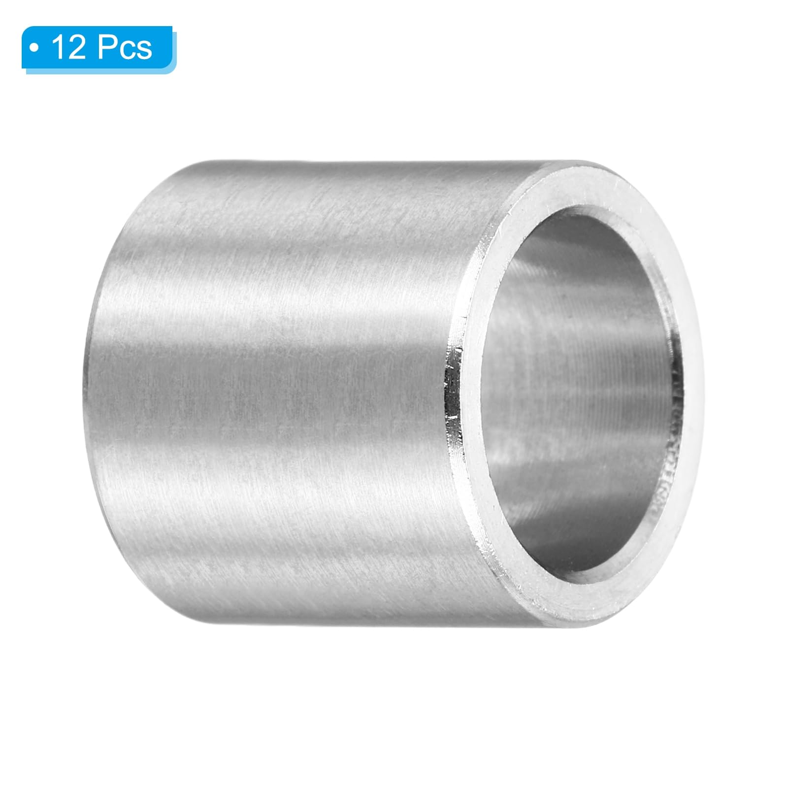 PATIKIL M12 Stainless Steel Spacers, 12Pcs Metal Spacer 12mm ID x 16mm OD x 16mm l Screw Standoff for 1/2" or M12 Screw - Image 3