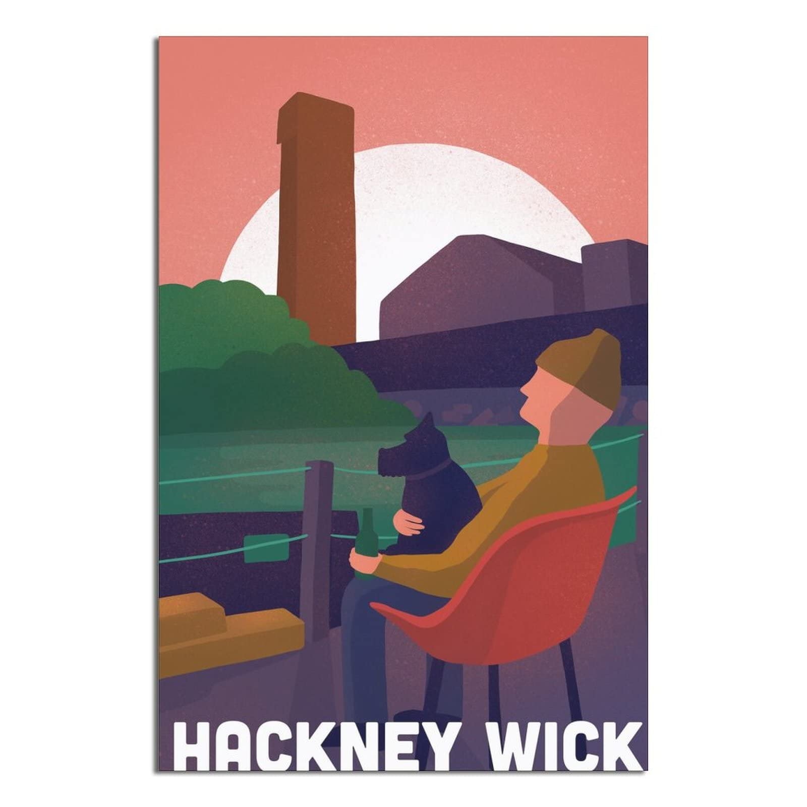 Shgwehh As The Picture Shows3 Metal Tin Sign England Hackney Wick Vintage Travel Tin Sign Rustic Decor Cave Coffee Shop Bar Bedroom Home Wall Decor Tin Sign 30X43cm