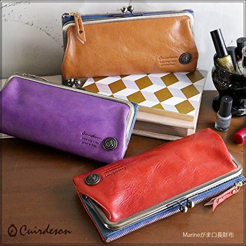 Amazon キュイールデソン Cuirdeson Marine マリン がま口長財布 レッド Cuirdeson キュイールデソン 財布