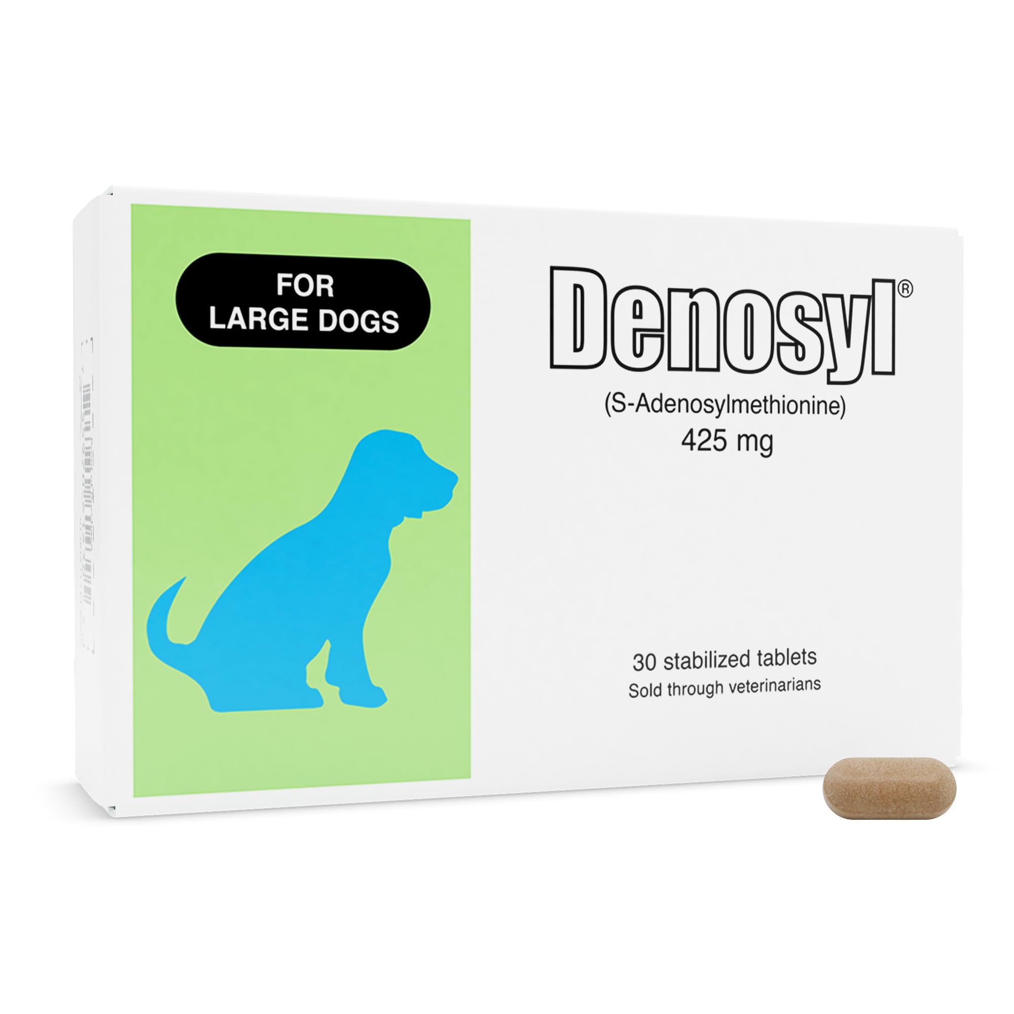 Nutramax Laboratories Denosyl Liver and Brain Health Supplement for Large Dogs, With S-Adenosylmethionine (SAMe), 30 Tablets