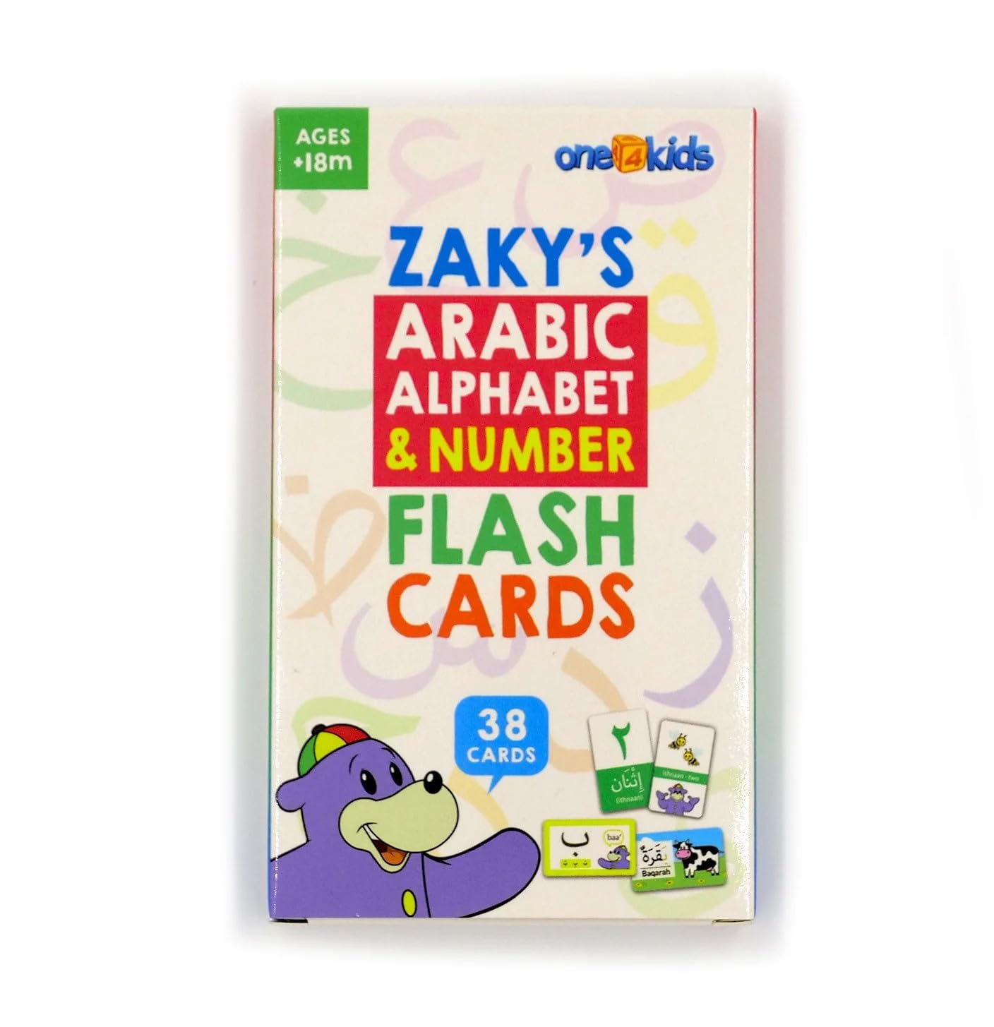 Zaky's Arabic Alphabet & Number Flash Cards