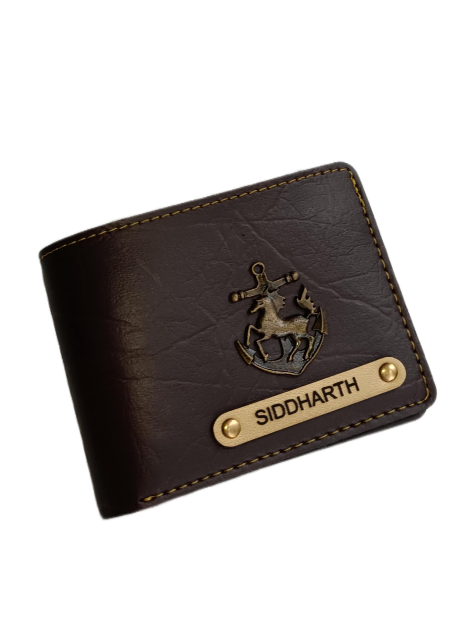 ShopForU Personalized Leather Wallet for Men | Custom Name Stylish Mens Wallet | Birthday Gift for Husband, Brother, Boyfriend | Unique Gifts for Man | Anniversary, Rakhi, Gift Hamper for Men (Brown)-image-11