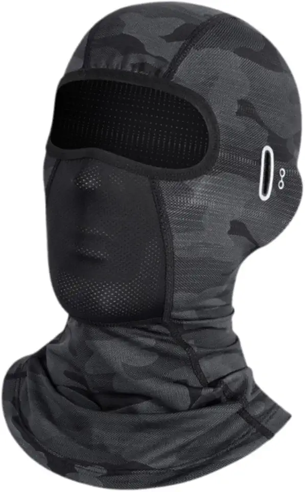 Balaclava Masculina, Máscara Facial, Forro para Capacete, Confortável e Leve, Proteção Solar para Ciclismo, Pesca e Motociclismo no Verão