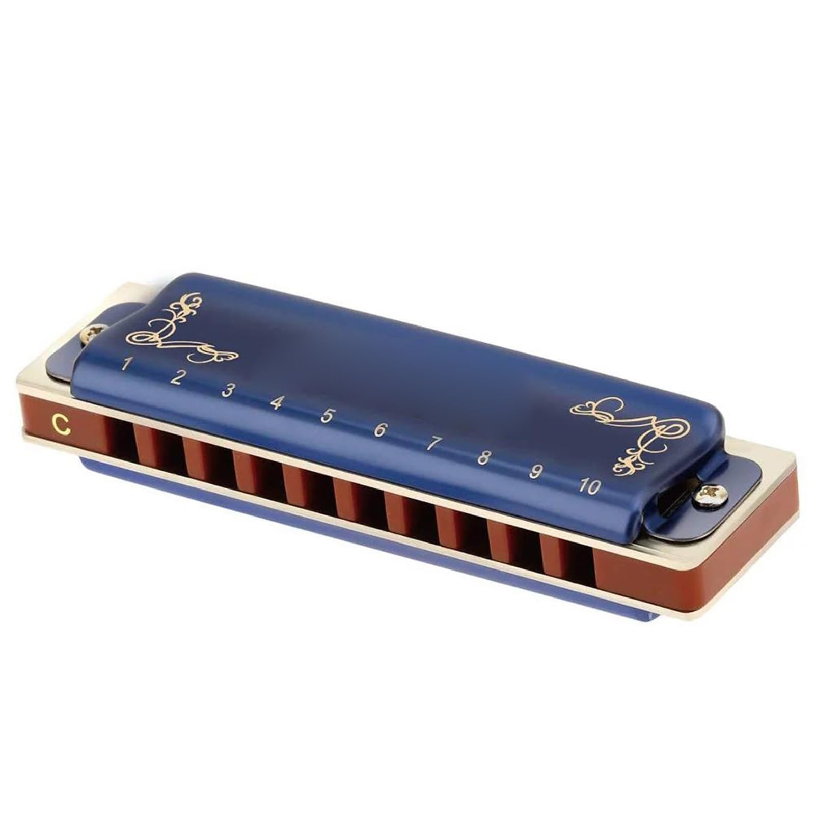Harmonijka Ustna 10 Otworów 12 Klawiszy C/D/E/F/G Paddy Blues Harp Diatonic(Paddy)