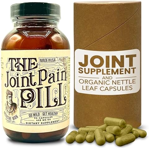 The Joint Pill – Natural Joint Supplement with Turmeric Curcumin Extract, Cat’s Claw Supplement, Stinging Nettle Leaf Capsules and Black Pepper - Holistic Healing Supplement to Help Natural Healing Cover