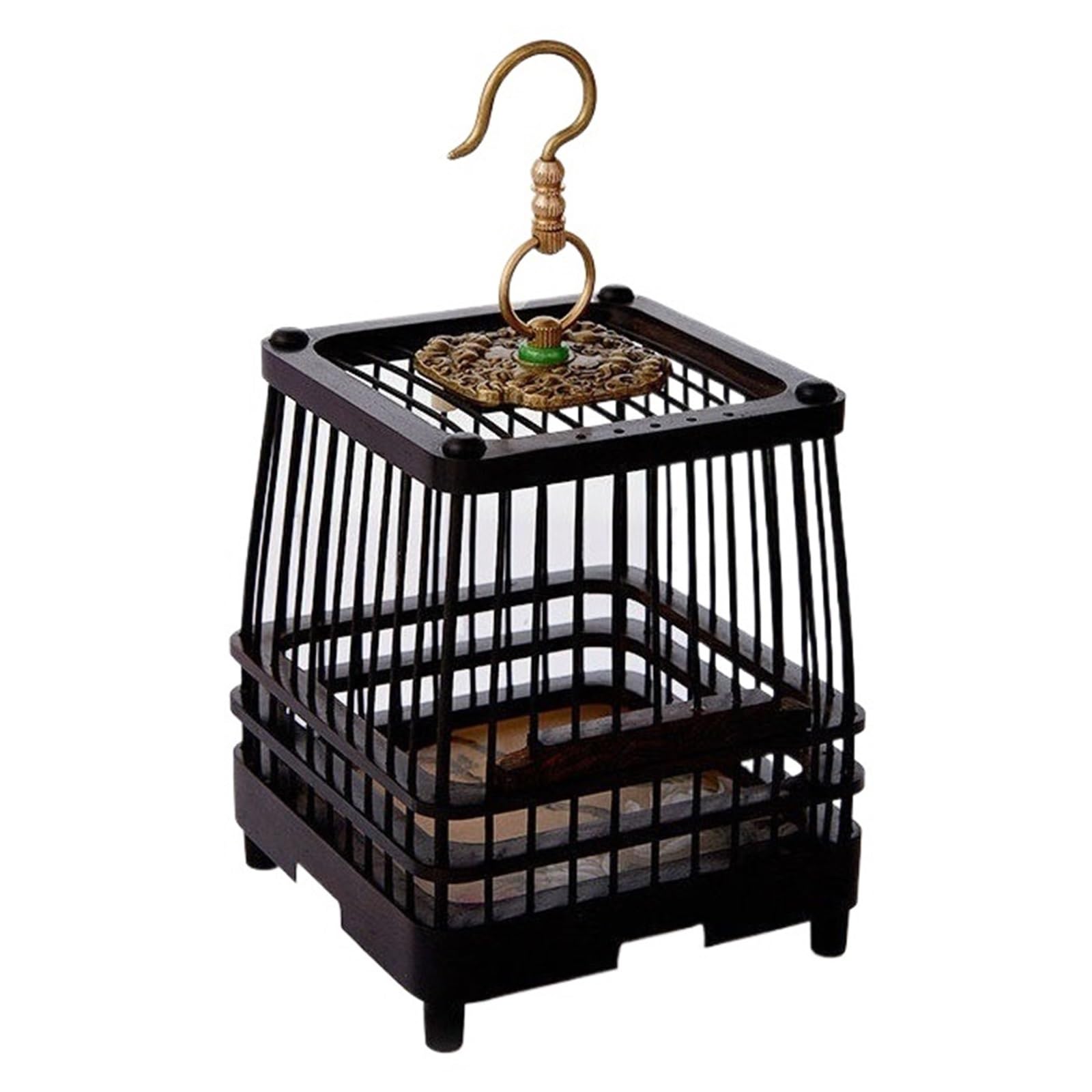 Cage à grillons en palissandre et ébène noir pour reptiles