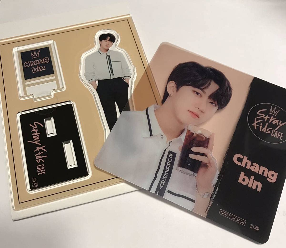 Amazon.co.jp: スキズカフェ チャンビンセット コースター アクリル  