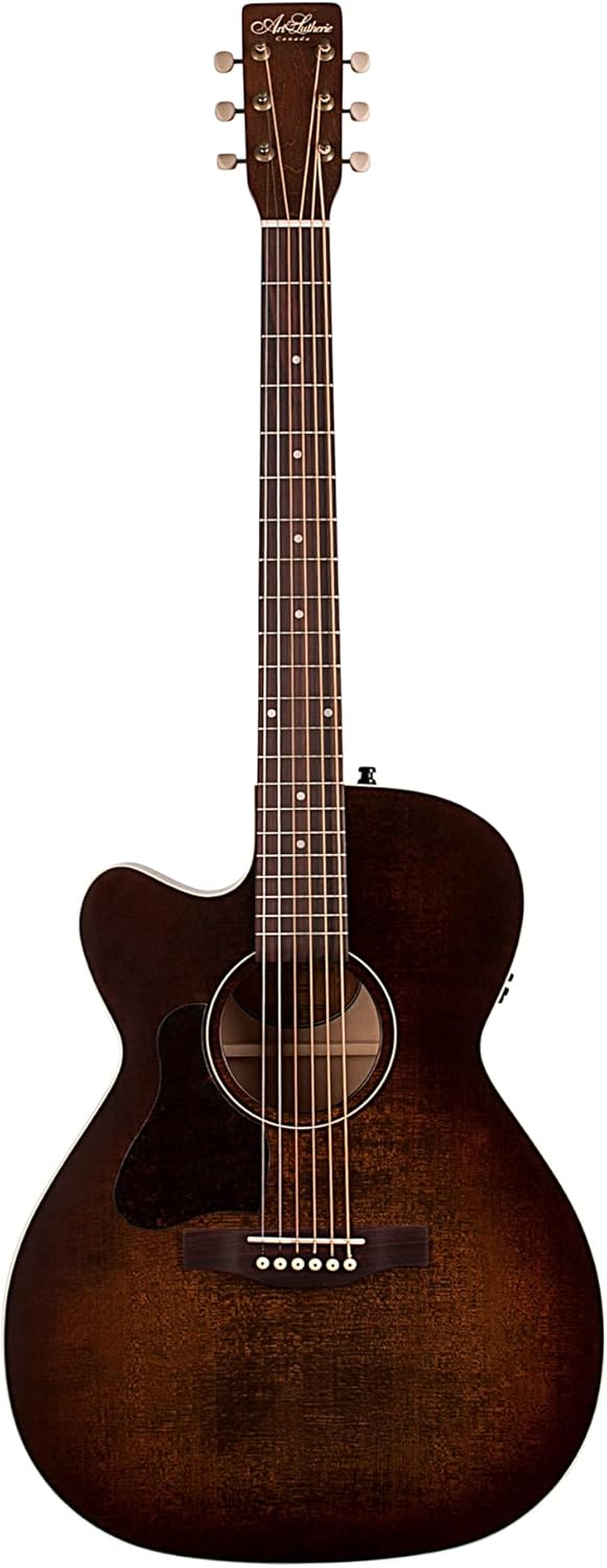 art & lutherie 6 String Acoustic Guitar, Right Hand, Bourbon Burst, Full (051755)