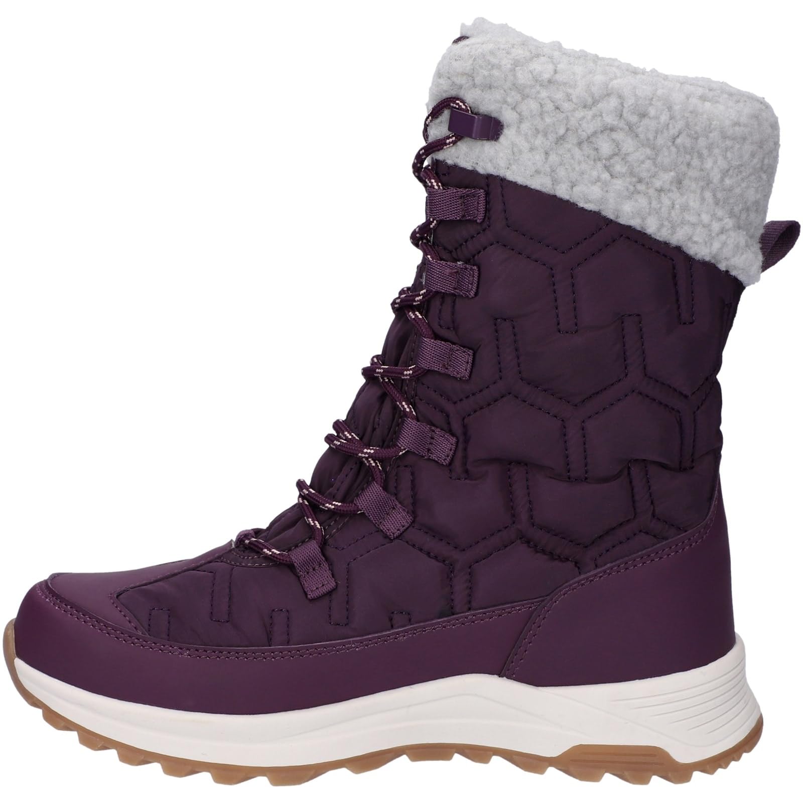 Hi-Tec Damskie buty śniegowe Sophia WP Italian Plum/Sepia Rose-4, 4 UK