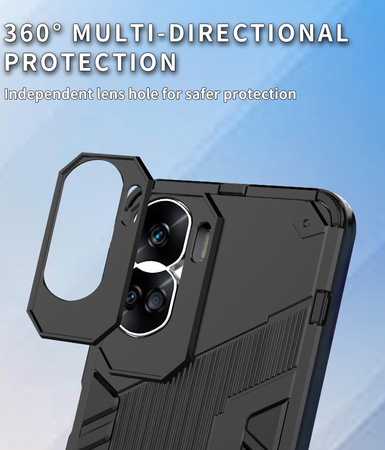 Per Honor 90 5G Custodia Sottile Anello Armor Supporto