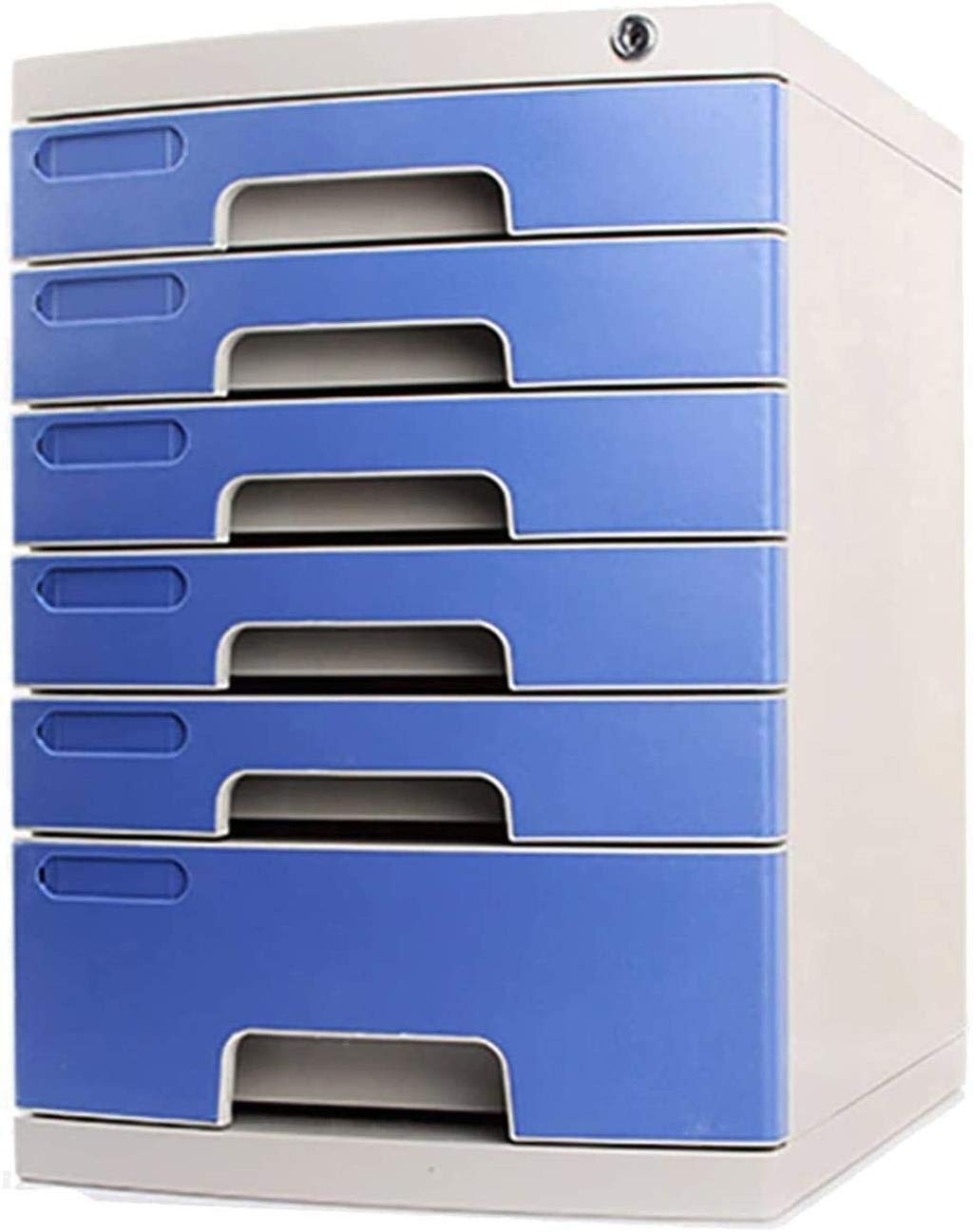 Aioneer 6 Layers Desktop File Cabinet 8 Layers Lockable Document Storage Portable Organizer For Office Supplies Drawer File Storage For Secure And Neat Workspace Solutions