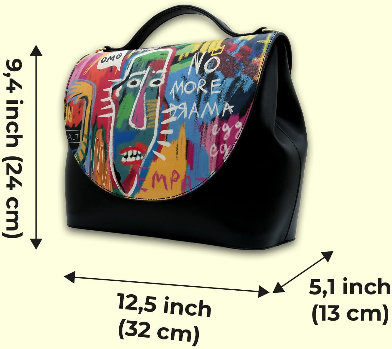 DOGO Vegan Leather Handbags for Women - Unique Design and Handmade Top-Handle Handbags - Image 6