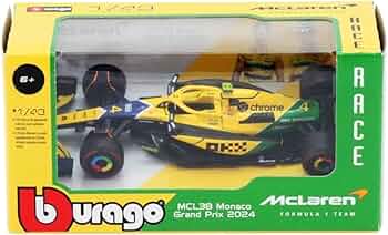 PMA 1/43 マクラーレン MCL38 ランド・ノリス モナコGP Amazon.co.jp: ブラゴ 1/43 2024 マクラーレン MCL38 モナコGP SENNA