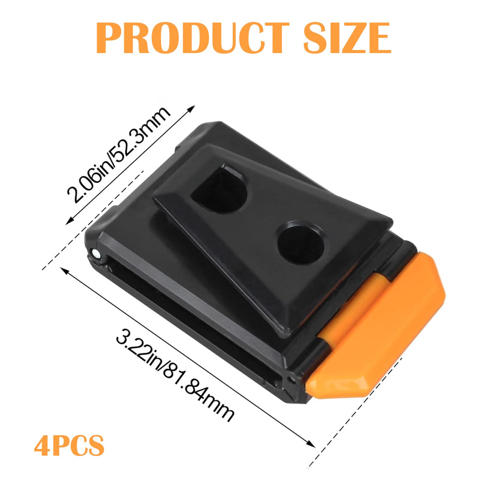 4 Belt Clips, Toughbuilt - Image 2
