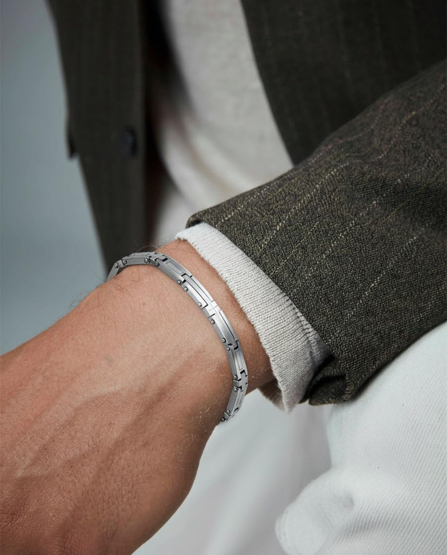 Viceroy | Pulsera Hombre Eslabones Plateado | máximo de 21 cm | 75424P01000