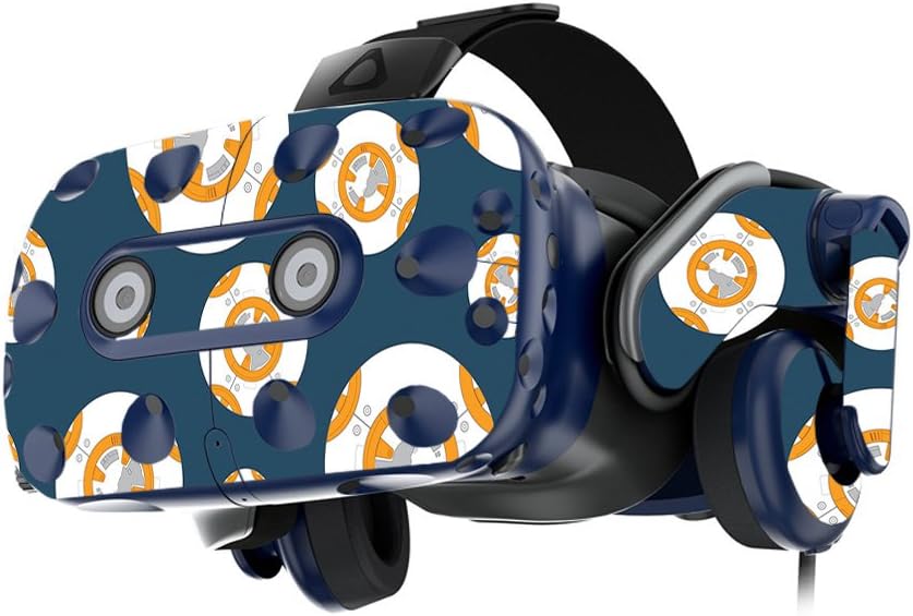 MightySkins Skin Compatible with HTC Vive Pro VR Headset - Mini Galaxy Bots | Protective, Durable, and Unique Vinyl Decal wrap Cover | Easy to Apply, Remove, and Change Styles | Made in The USA