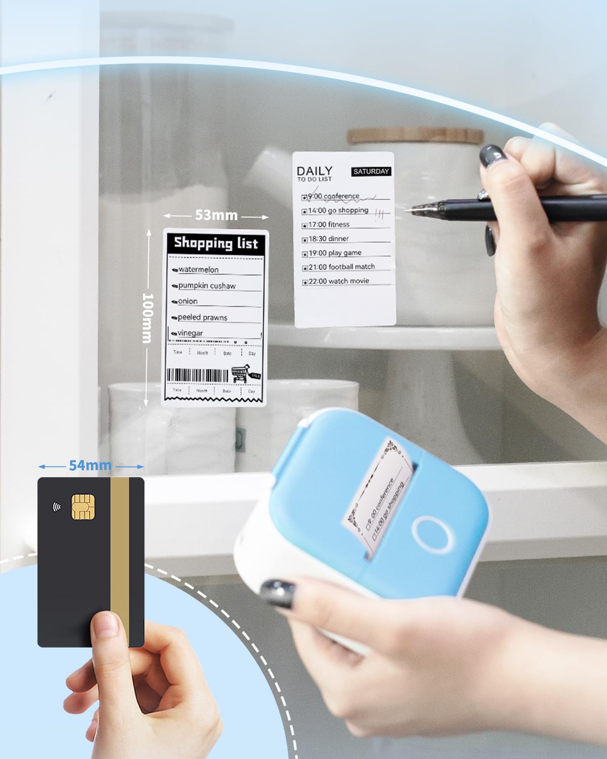 Phomemo Sticker Printer- T02 Print Pods Mini Sticker Printer Maker