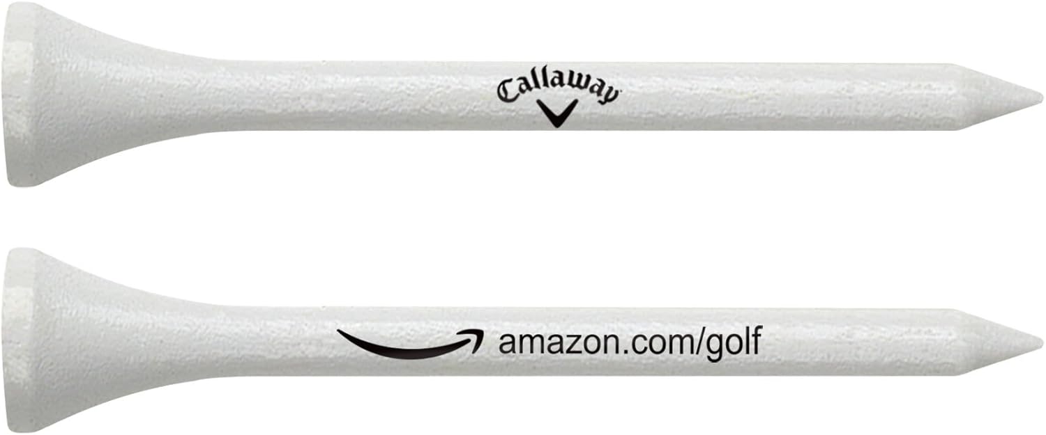 review Callaway Wood Golf Tees, Pack of 100 Tees (Multiple Colors and Sizes Available)
