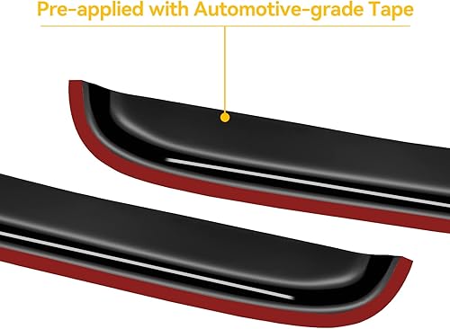 Miniatura 4 de Protectores de lluvia para Dodge Ram 1500 Crew Cab 2009-2018, deflectores de ventana, viseras de ventilación para Ram 25003500 Mega Cab 2010-2023