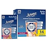 Juven Therapeutic Nutrition Drink Powder Including Collagen Peptides, Amino Acids, and HMB for Wound Healing Support, Fruit Punch, 14 Packets