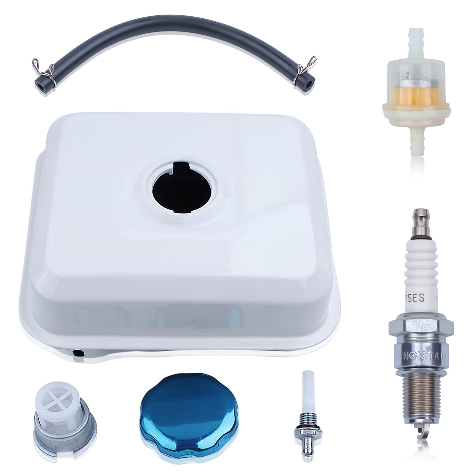 Kit de réservoir de carburant pour Honda GX140 GX160 GX200 Harbor Freight Moteur 212 173 Go Kart R210 OHV Moteur 163cc 196cc 208cc Pompe à eau Nettoyeur haute pression Compresseur et plus