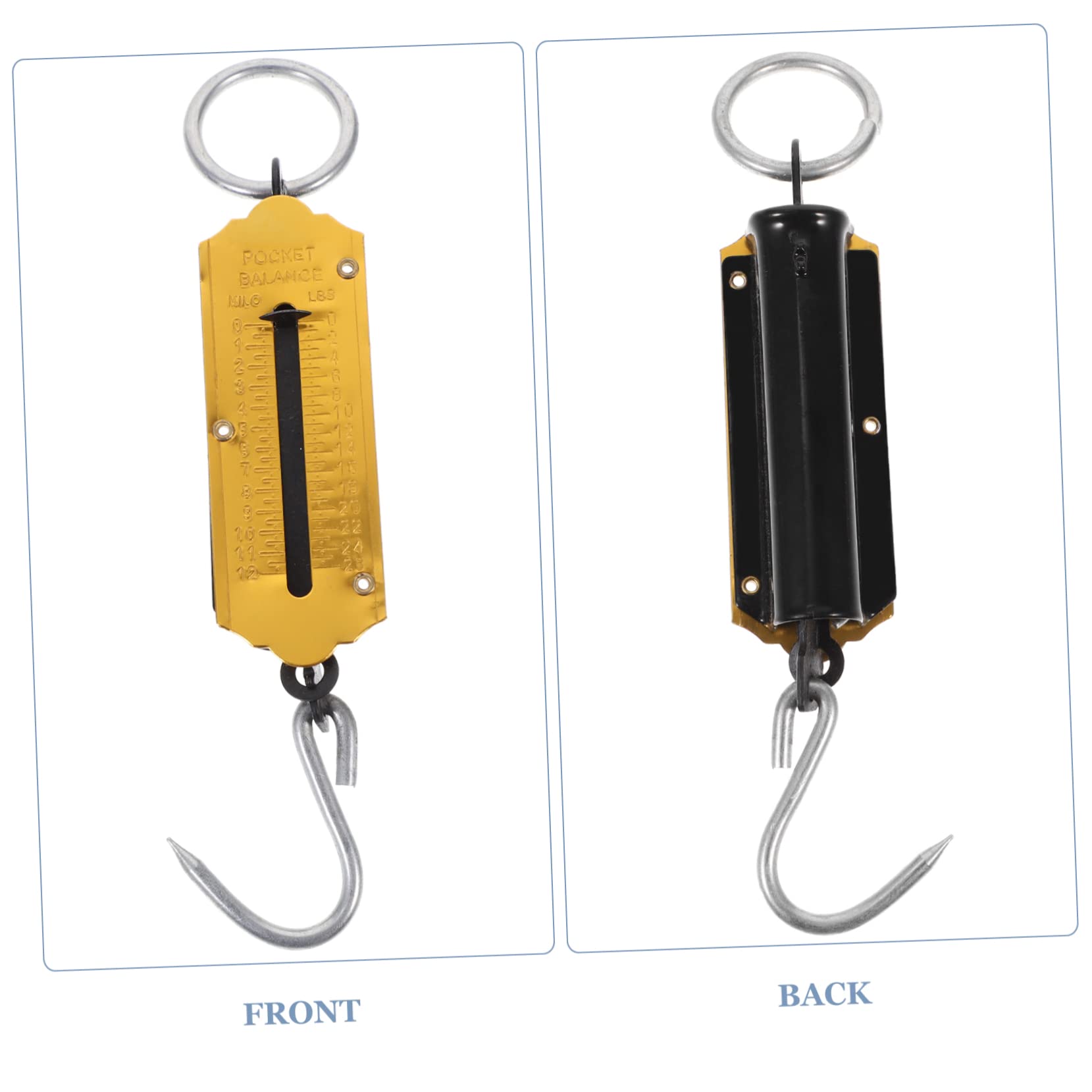 TOYANDONA 3 Series Báscula Colgante Portátil De Báscula De Primavera Para Equipaje Y Pesca Diseño Ergonomico Y Duradero Lectura 2 Piezas X 3