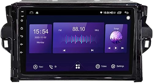 Radio estéreo para automóvil, pantalla táctil de 9 pulgadas, navegación GPS para Toyota Fortuner 2 2015-2020, unidad principal compatible con salida